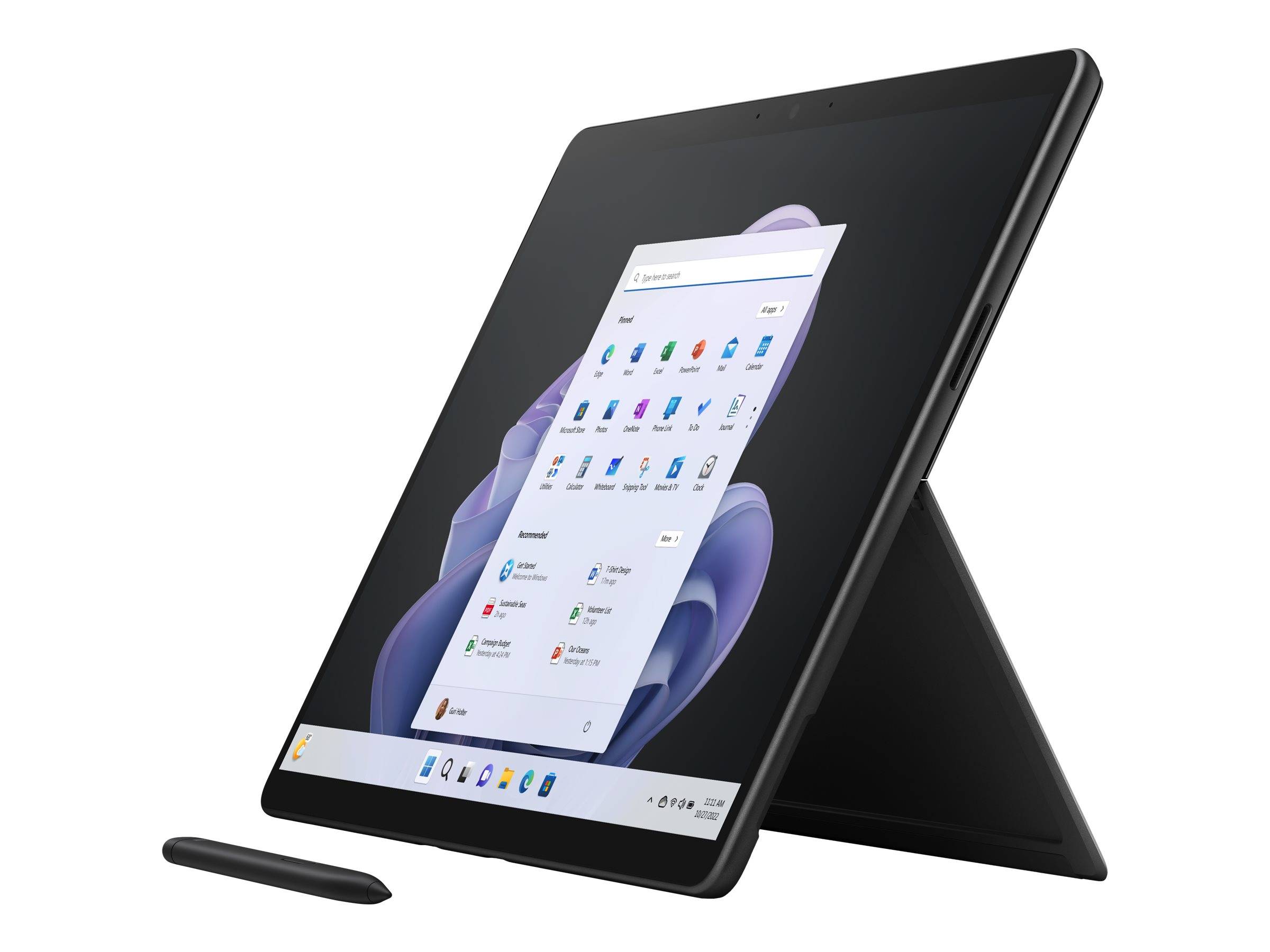 Microsoft Surface Pro 9 - Tablet - Intel Core i7 1255U / 1.7 GHz - Evo - Win 11 Home - Intel Iris Xe Grafikkarte - 16 GB-0