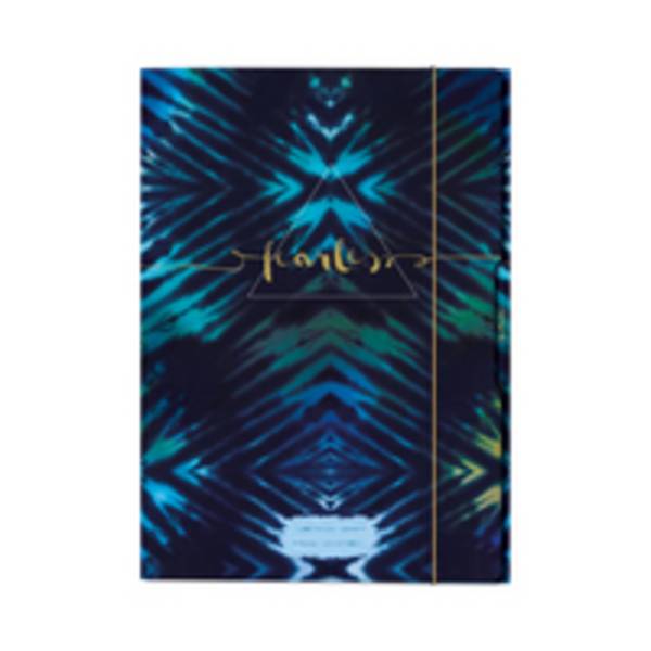 Herlitz Sammelmappe A3 New Batik Fearless, A3, Blau, Navy, Porträt, Gummiband, 1 Stück(e)