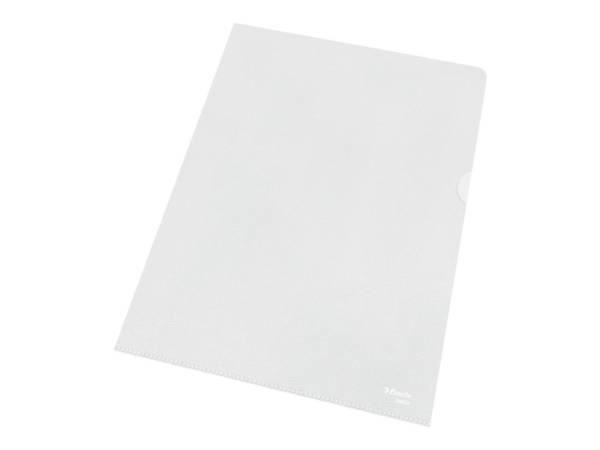 ESSELTE LEITZ - Esselte Standard Plus - L-förmiger Ordner - für A4 - Kapazität: 40 Blätter - durchsichtig (Packung mit 1