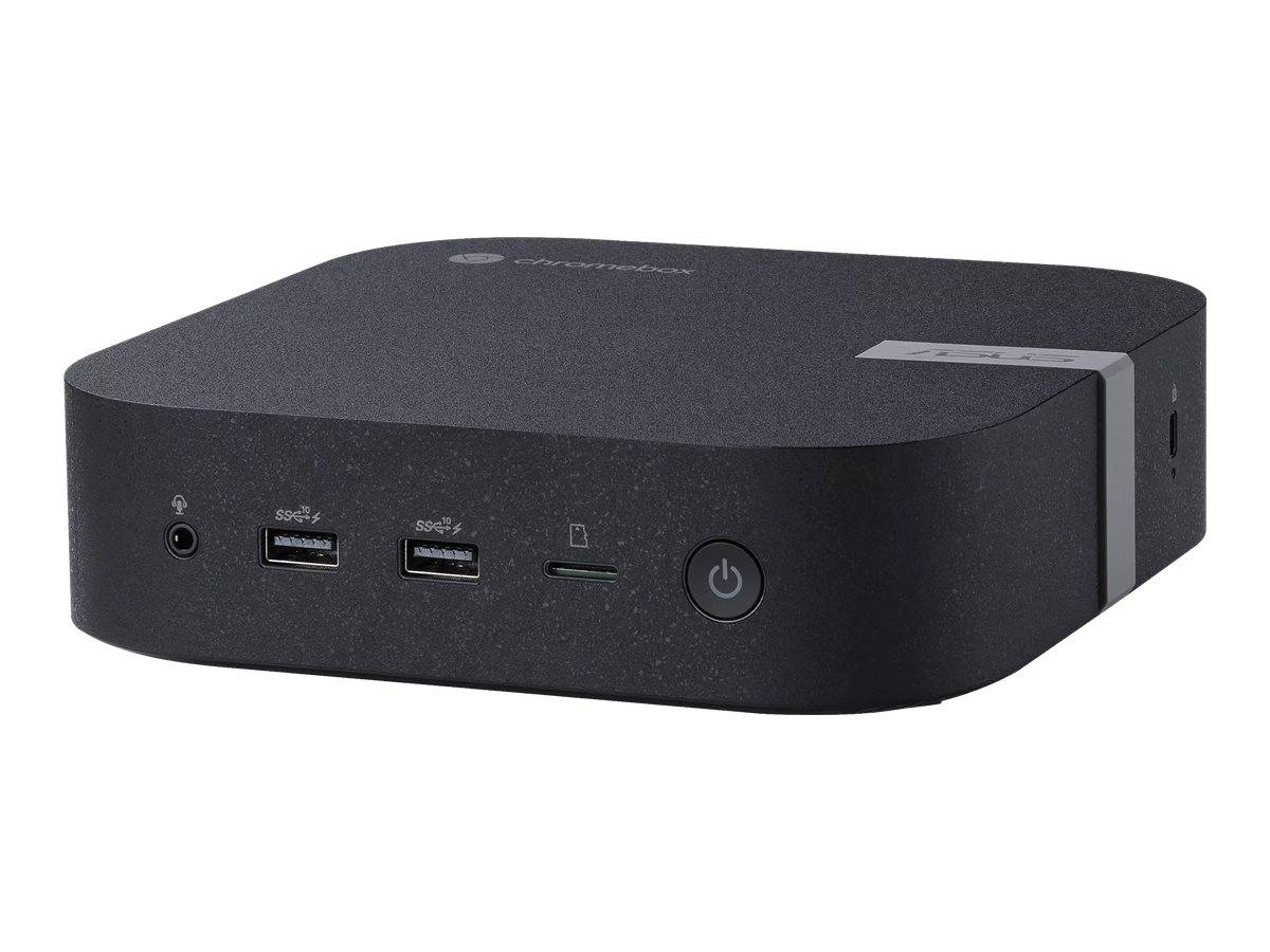 ASUS Chromebox 5 SC002UN - Mini-PC - 1 x Celeron 7305 / 1.1 GHz - RAM 4 GB - SSD 128 GB - NVMe - UHD Graphics - 1GbE, 2.-0