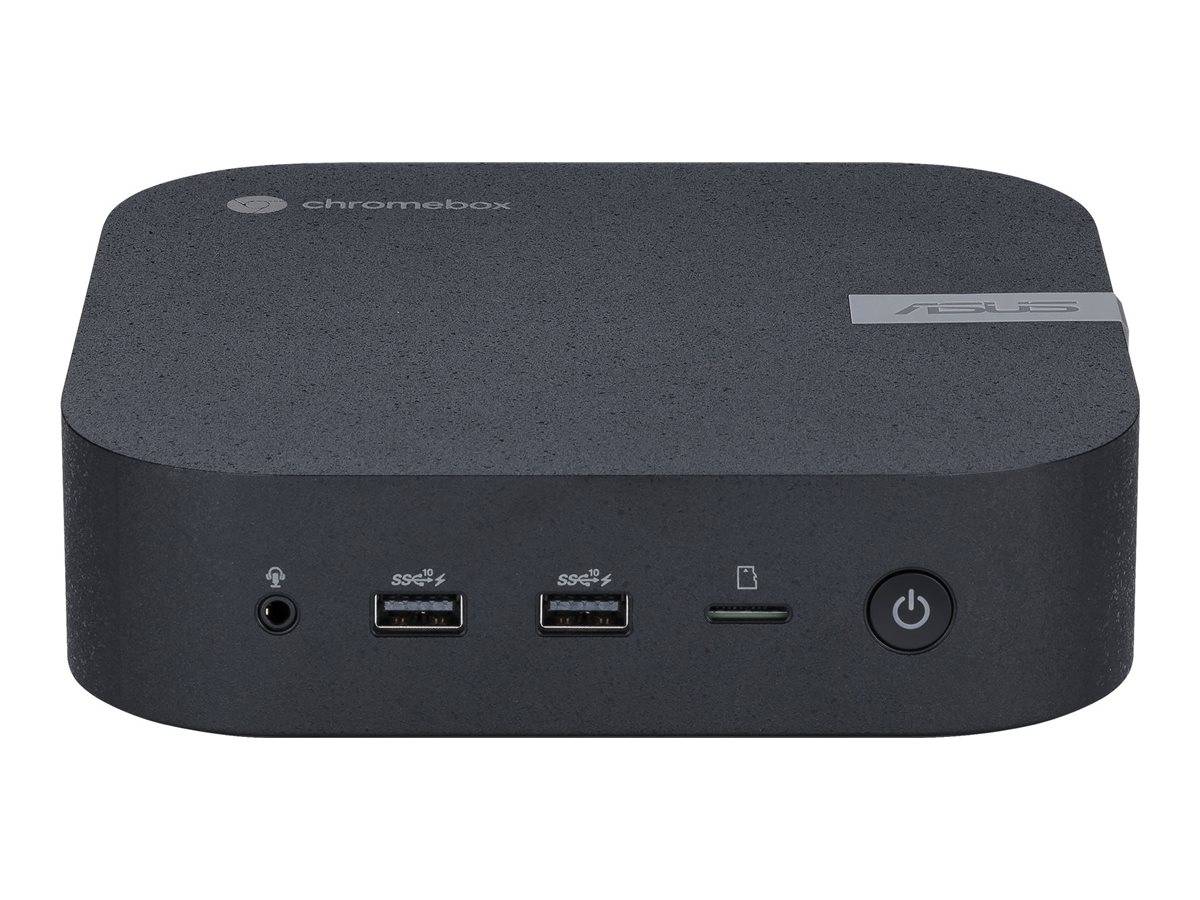 ASUS Chromebox 5 SC002UN - Mini-PC - 1 x Celeron 7305 / 1.1 GHz - RAM 4 GB - SSD 128 GB - NVMe - UHD Graphics - 1GbE, 2.-3
