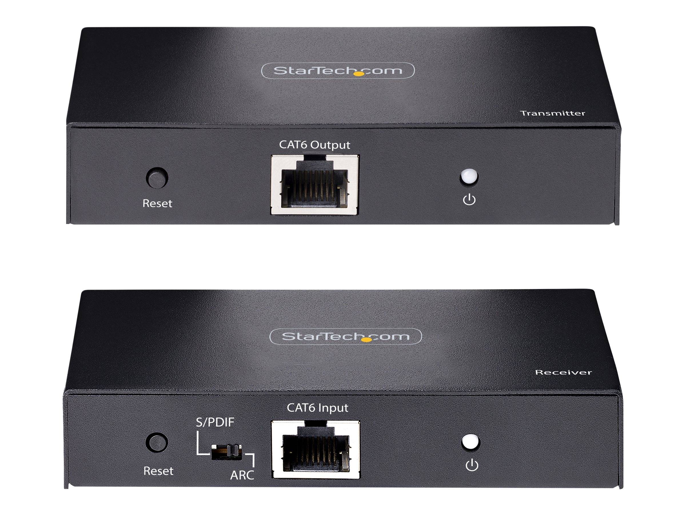 StarTech.com 4K HDMI Extender Over CAT5/CAT6 Cable, 4K 60Hz HDR Video Extender, Up to 230ft (70m)-2