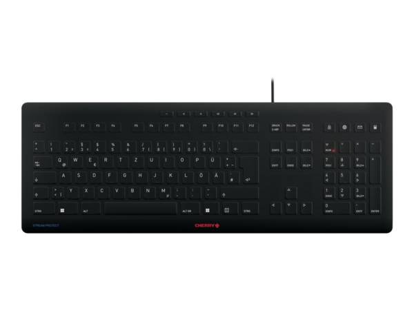CHERRY STREAM - Tastatur - USB - Deutsch - Tastenschalter: CHERRY SX