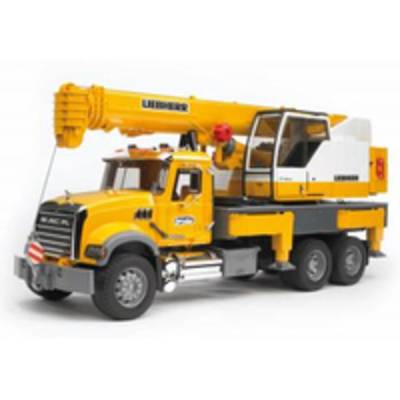 MACK Granite Liebherr crane truck - Schwarz - Gelb - ABS Synthetik - 4 Jahr(e) -