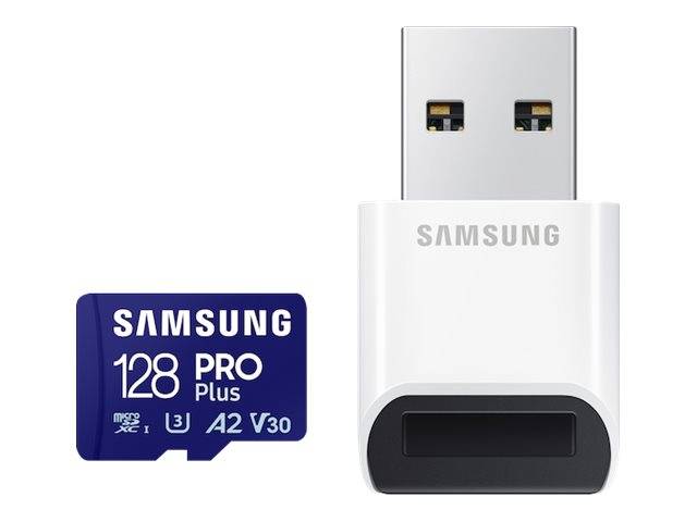 Samsung PRO Plus MB-MD128SB - Flash-Speicherkarte-0
