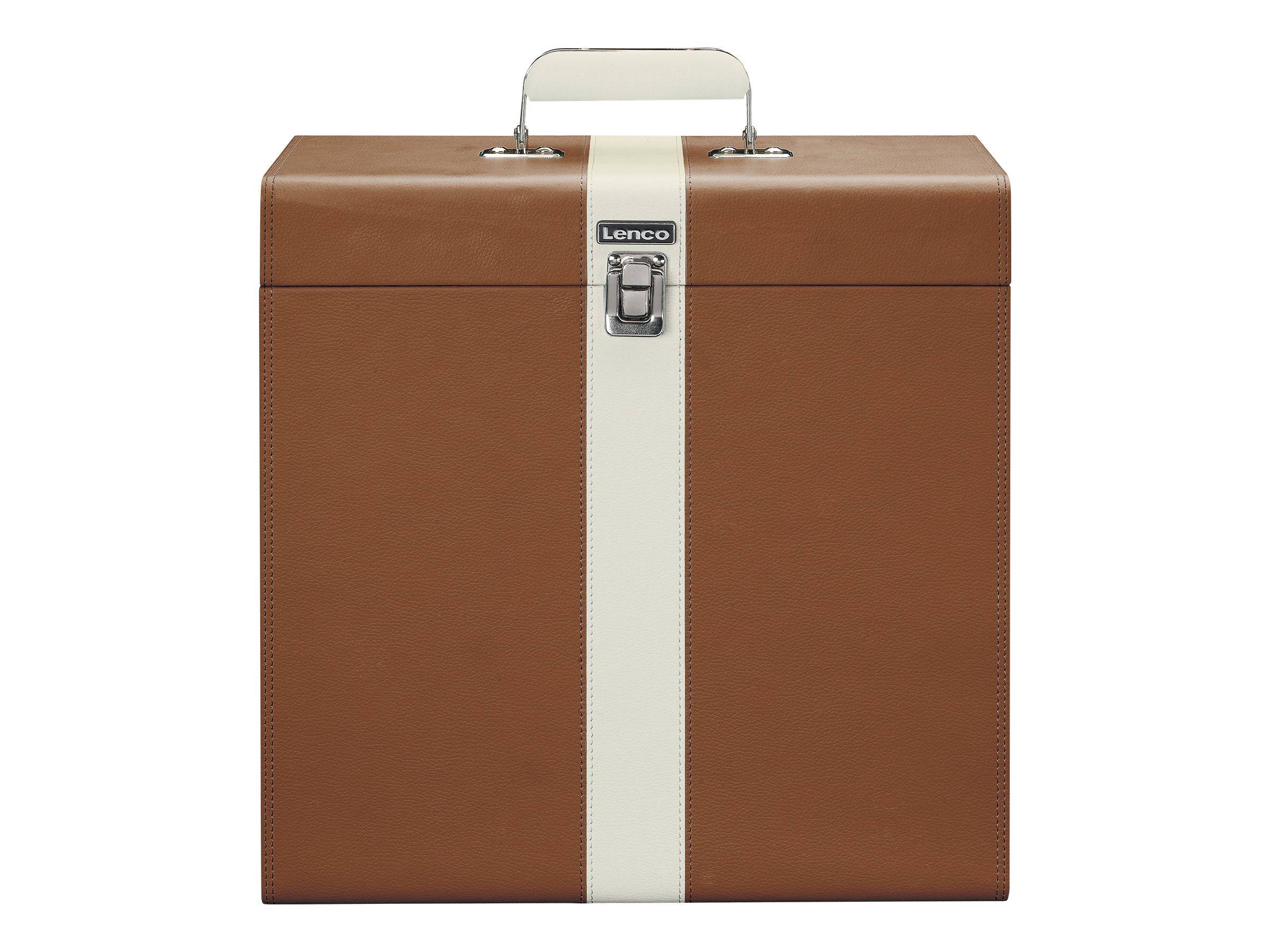 Lenco Classic Phono TTA-301BNWH - Tasche für 30 Vinyl-Schallplatten-1