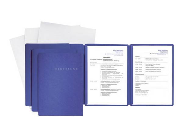 Pagna Special - Klemmleistenordner - für B4 - Blau (Packung mit 3)