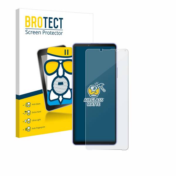 BROTECT Entspiegelungs Schutzglas für Sony Xperia 10 IV Schutzfolie Panzer Folie Glas Display Schutz matt
