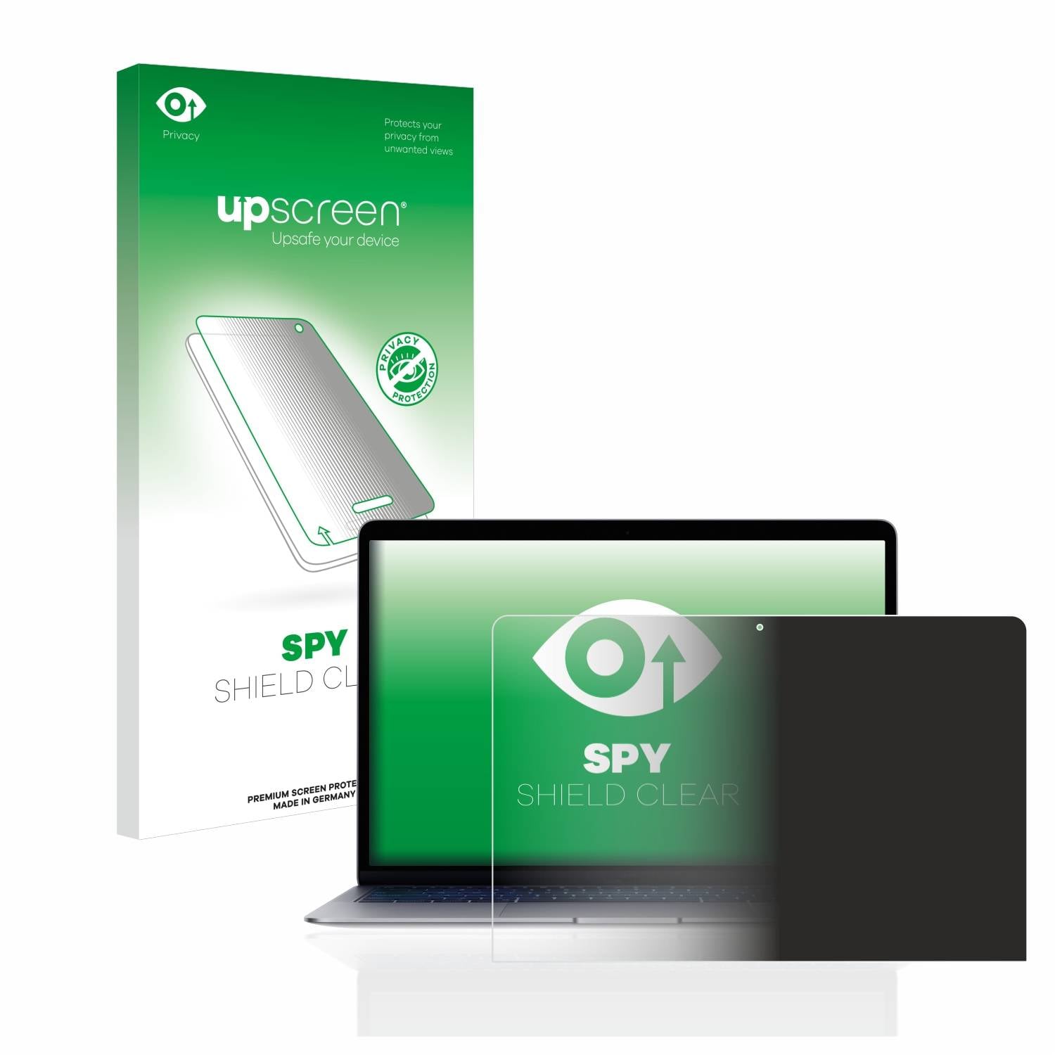 upscreen Blickschutzfolie für Apple MacBook Air 13" 2020 Anti-Spy Privacy Blaulichtschutz Sichtschutzfolie-0