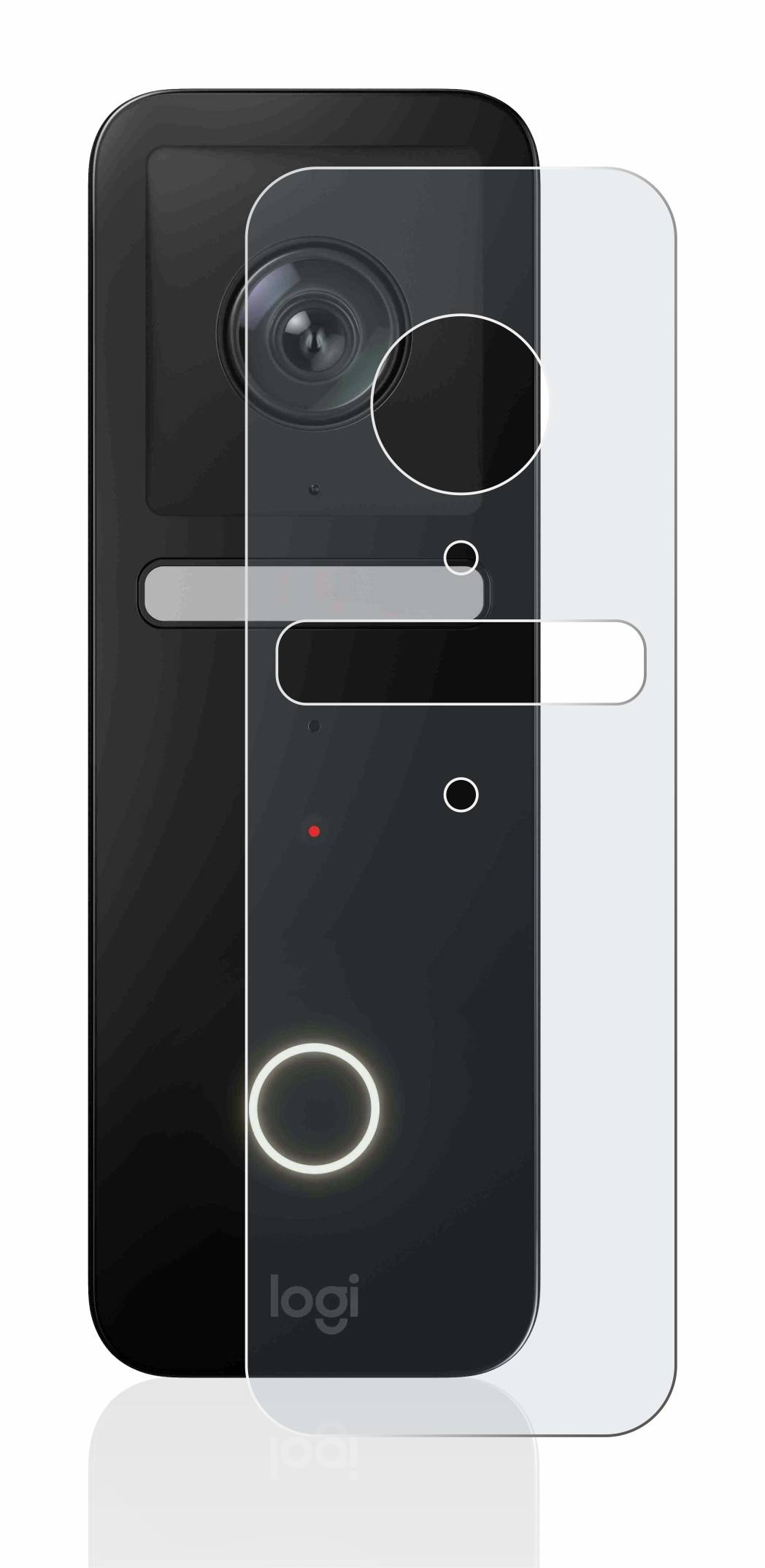 upscreen Reflection Shield Matte Premium Displayschutzfolie für Logitech Circle View-2