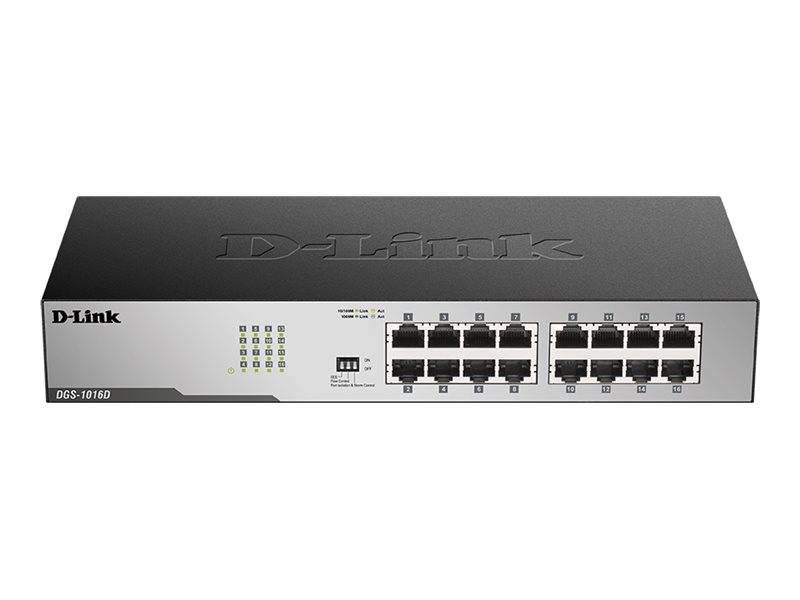 D-Link DGS-1016D/E Switch - 16 Anschlüsse-1