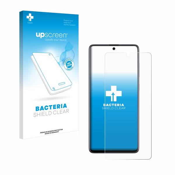 upscreen Schutzfolie für Samsung Galaxy A71 Antibakterielle Folie Klar Anti-Kratzer
