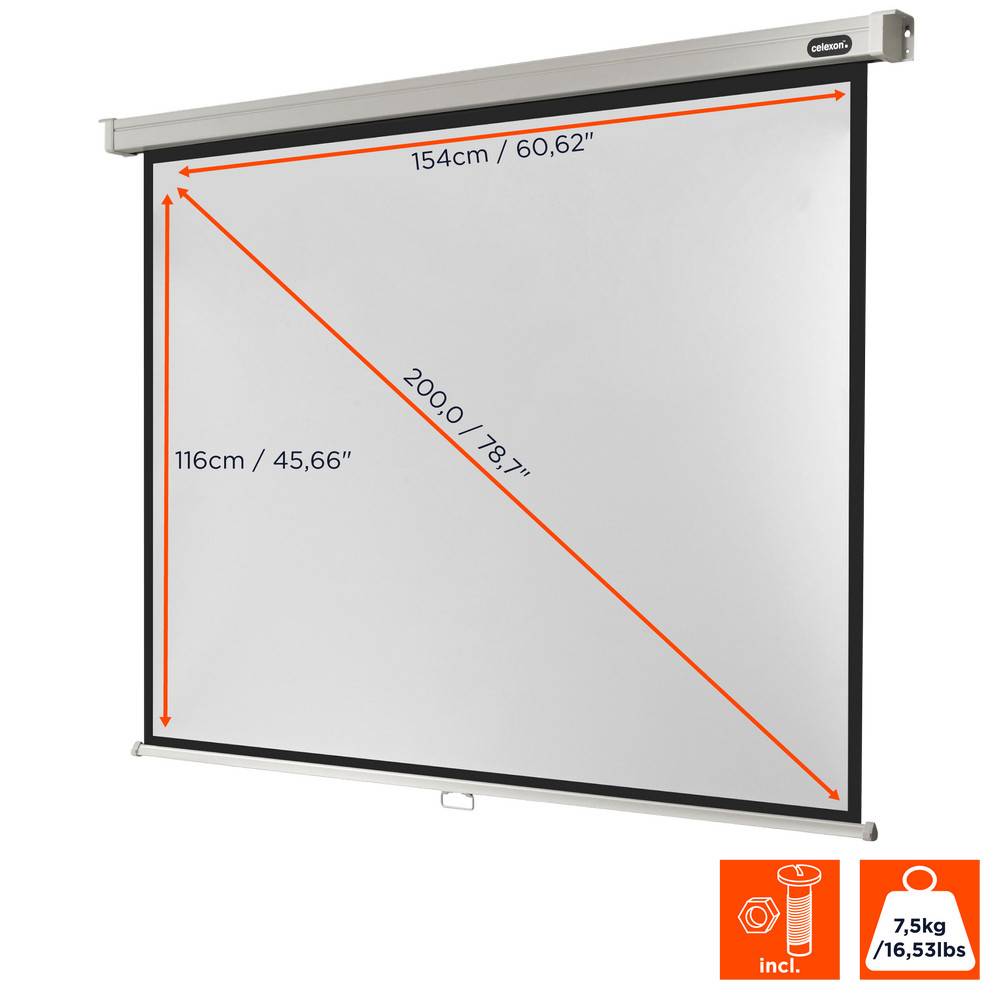 celexon Leinwand Rollo Professional 160 x 120 cm - 79"-2