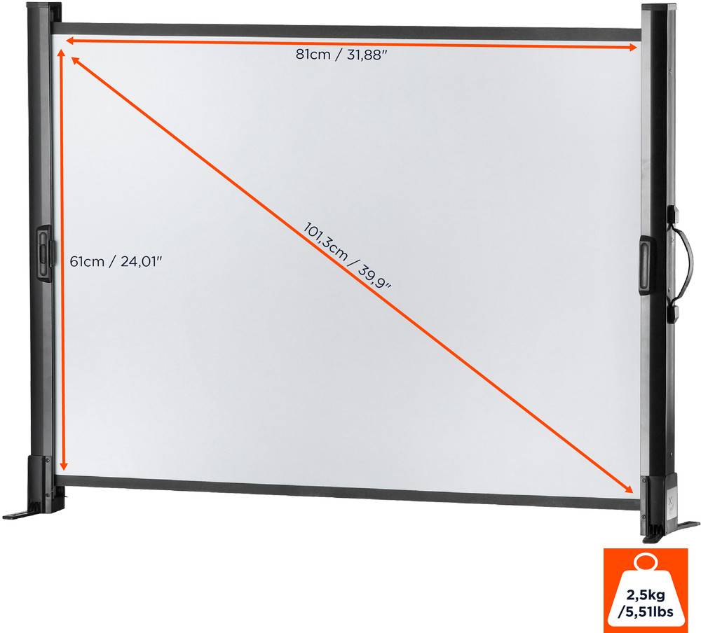 celexon Tischleinwand Mobil Professional 81 x 61cm-3