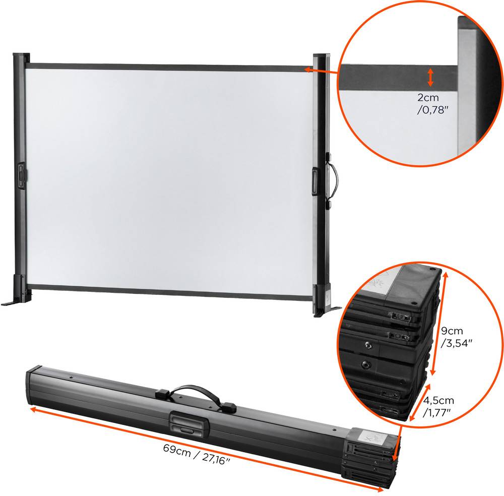 celexon Tischleinwand Mobil Professional 81 x 61cm-4