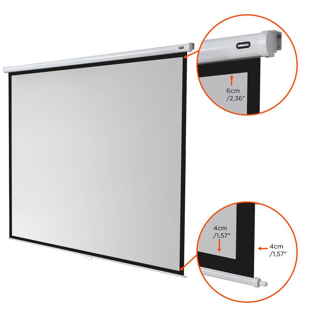 celexon Leinwand Rollo Economy 240 x 240 cm - 134"-3