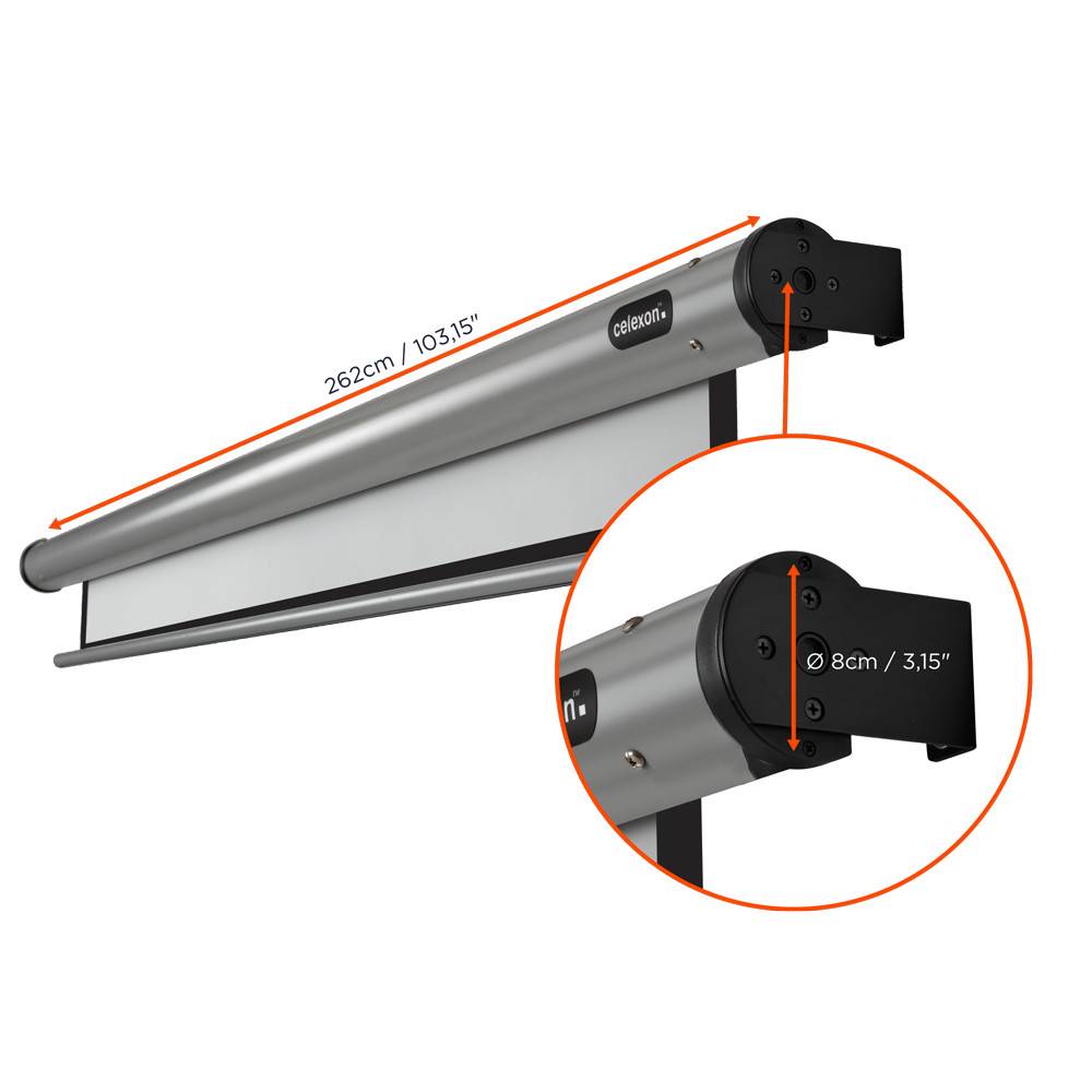 celexon Leinwand Motor HomeCinema 240 x 180 cm-4