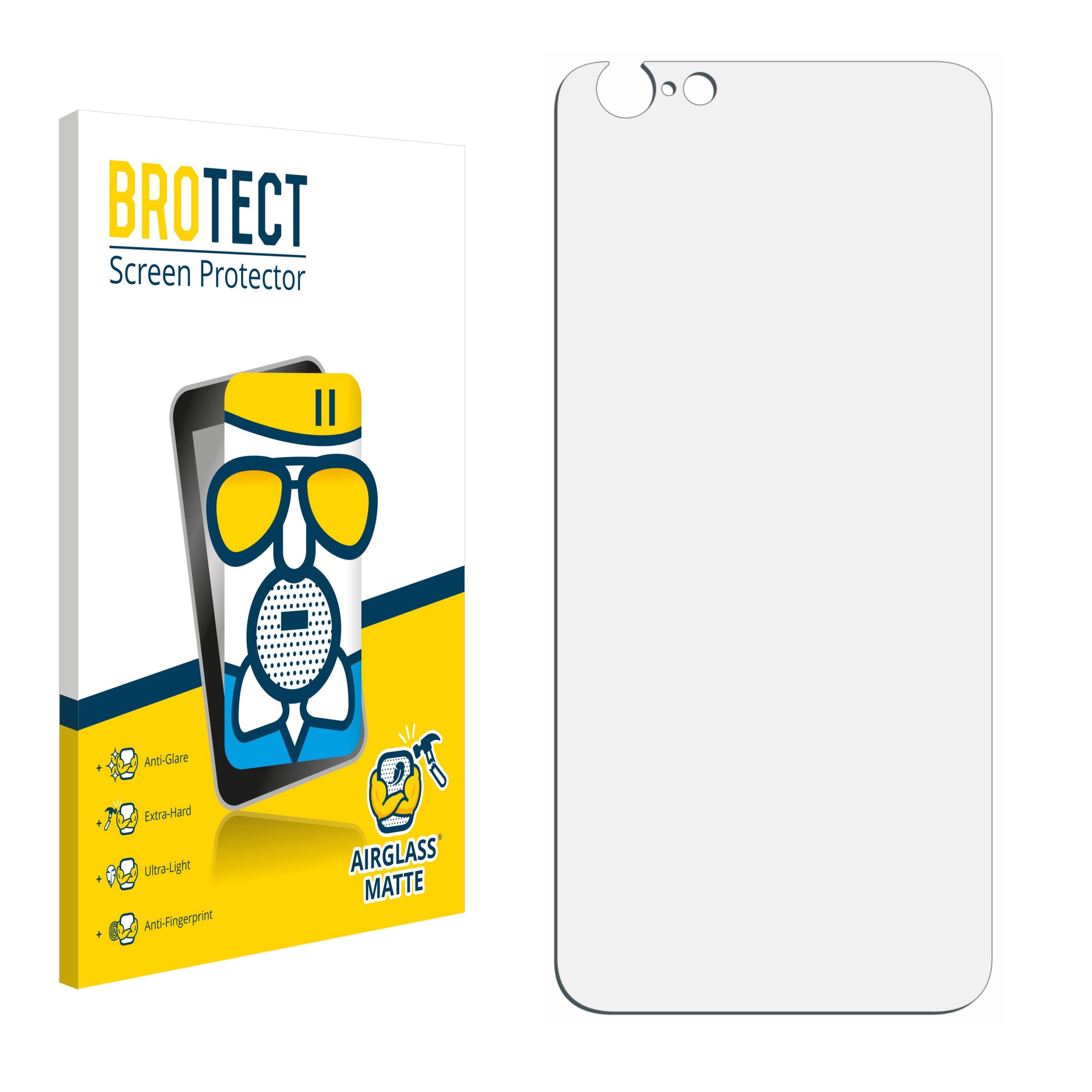 BROTECT AirGlass Flexible Panzerglasfolie für Apple iPhone 6S Rückseite (gesamte Fläche) Matt Entspiegelt-2
