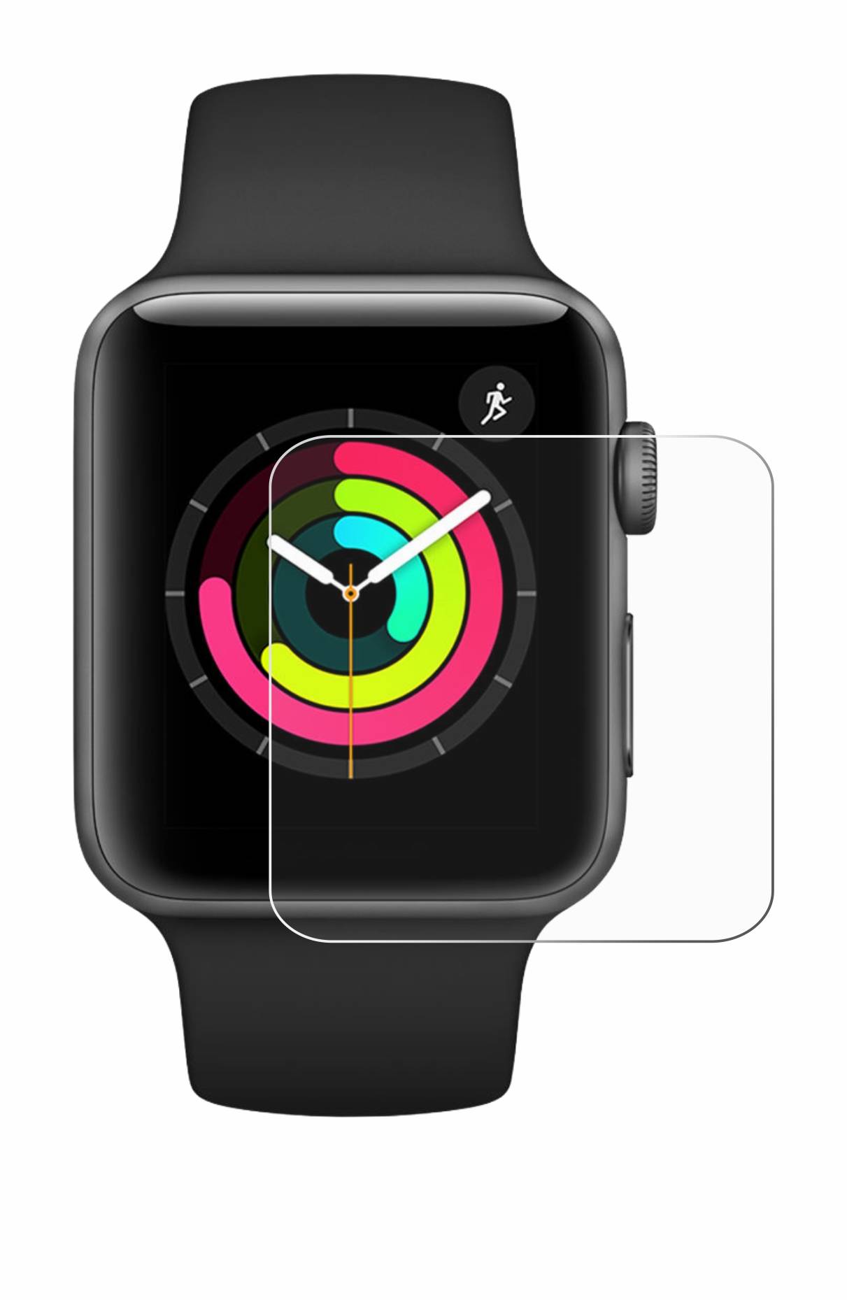 upscreen Scratch Shield Clear Premium Displayschutzfolie für Apple Watch Series 3 (42-3