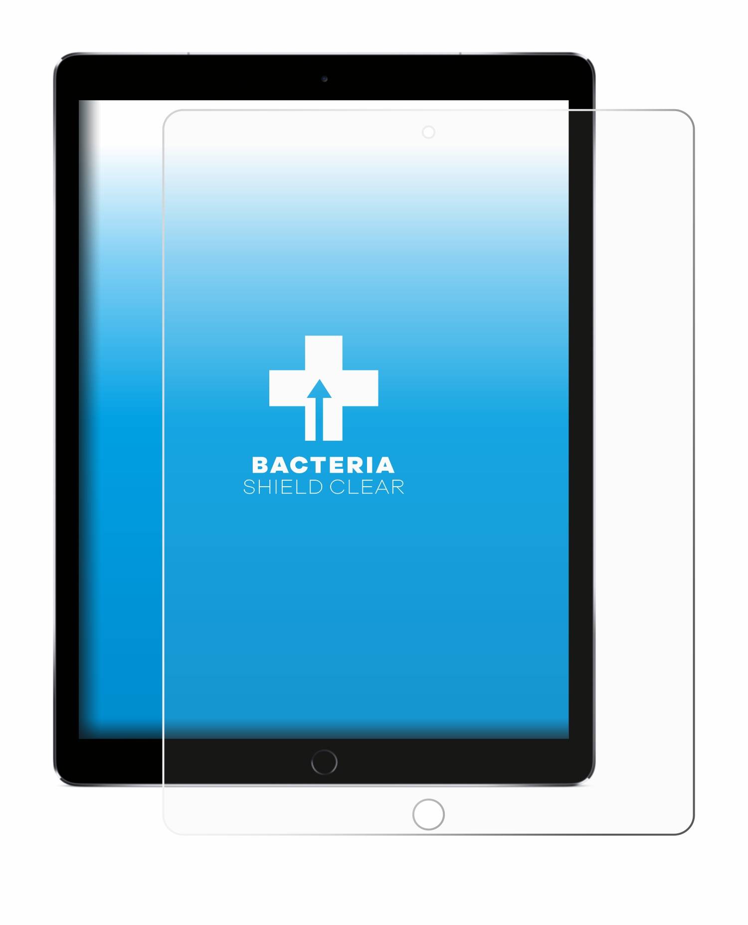 upscreen Schutzfolie für Apple iPad Pro 12.9" 2017 (2. Gen.) Antibakterielle Folie Klar Anti-Kratzer-1