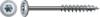 SPAX HI.FORCE Holzbauschraube WIROX Teilgewinde Tellerkopf T-STAR plus 4CUT-Spitze 10 x 140mm - 50 Stück