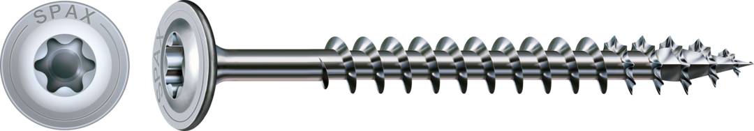SPAX HI.FORCE Holzbauschraube WIROX Teilgewinde Tellerkopf T-STAR plus 4CUT-Spitze 10 x 100mm - 50 Stück
