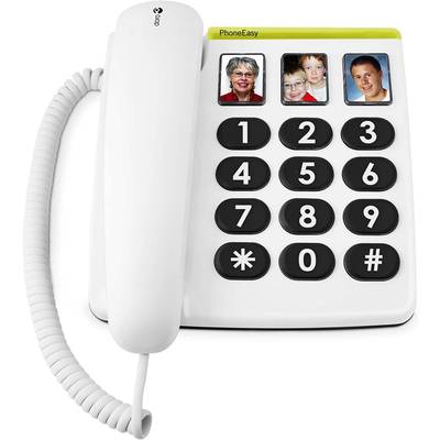 Doro PhoneEasy 331ph Schnur­ge­bun­de­nes Telefon White