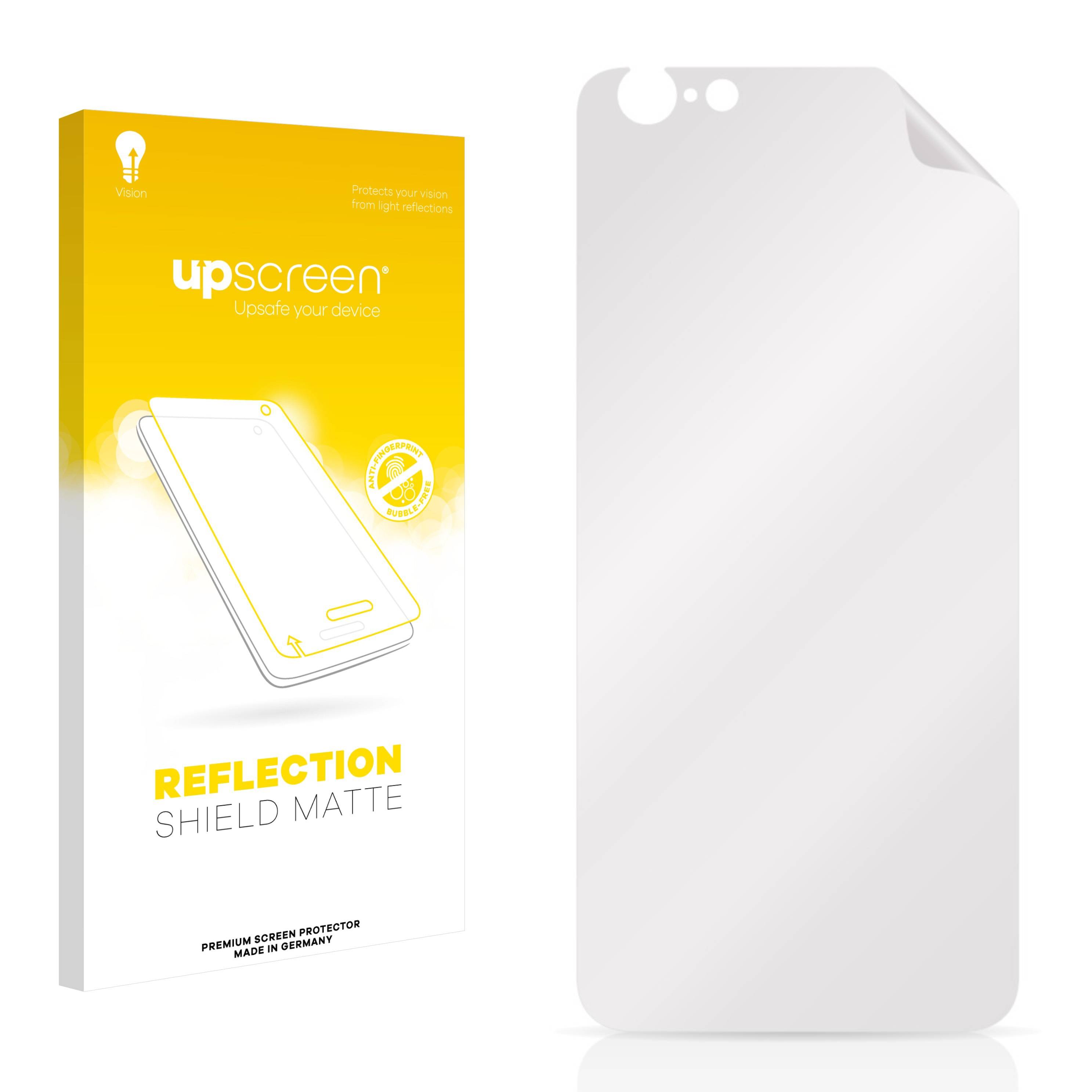 upscreen Schutzfolie für Apple iPhone 6 Rückseite (gesamte Fläche) Folie Matt Entspiegelt Anti-Reflex-0