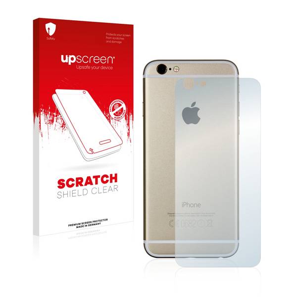 upscreen Schutzfolie für Apple iPhone 6S Rückseite (gesamte Fläche) Kratzschutz Anti-Fingerprint Klar