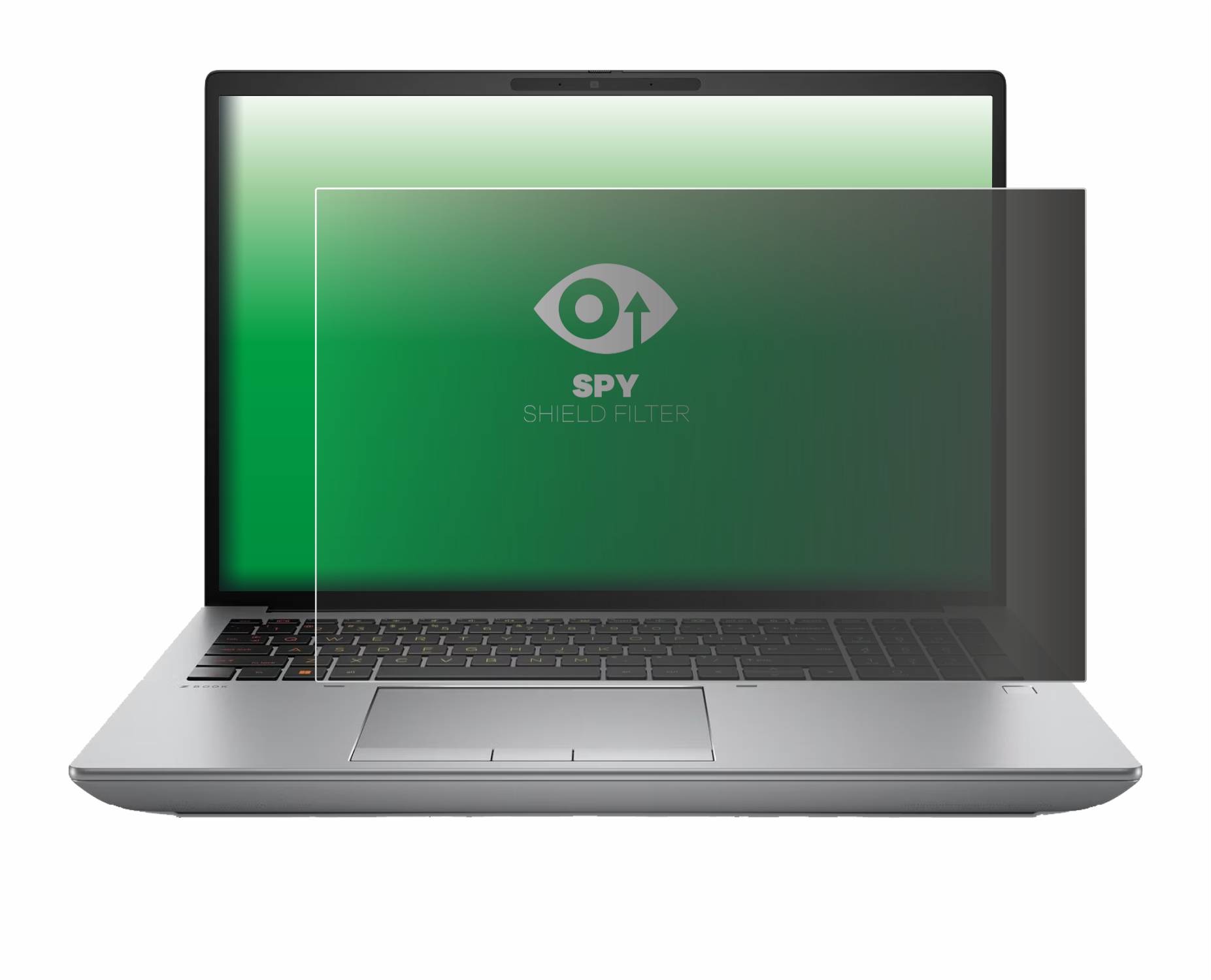 upscreen Blickschutzfilter für HP ZBook Fury 16 G10 Blaulichtfilter Sichtschutz Privacy Anti Spy abnehmbar-3
