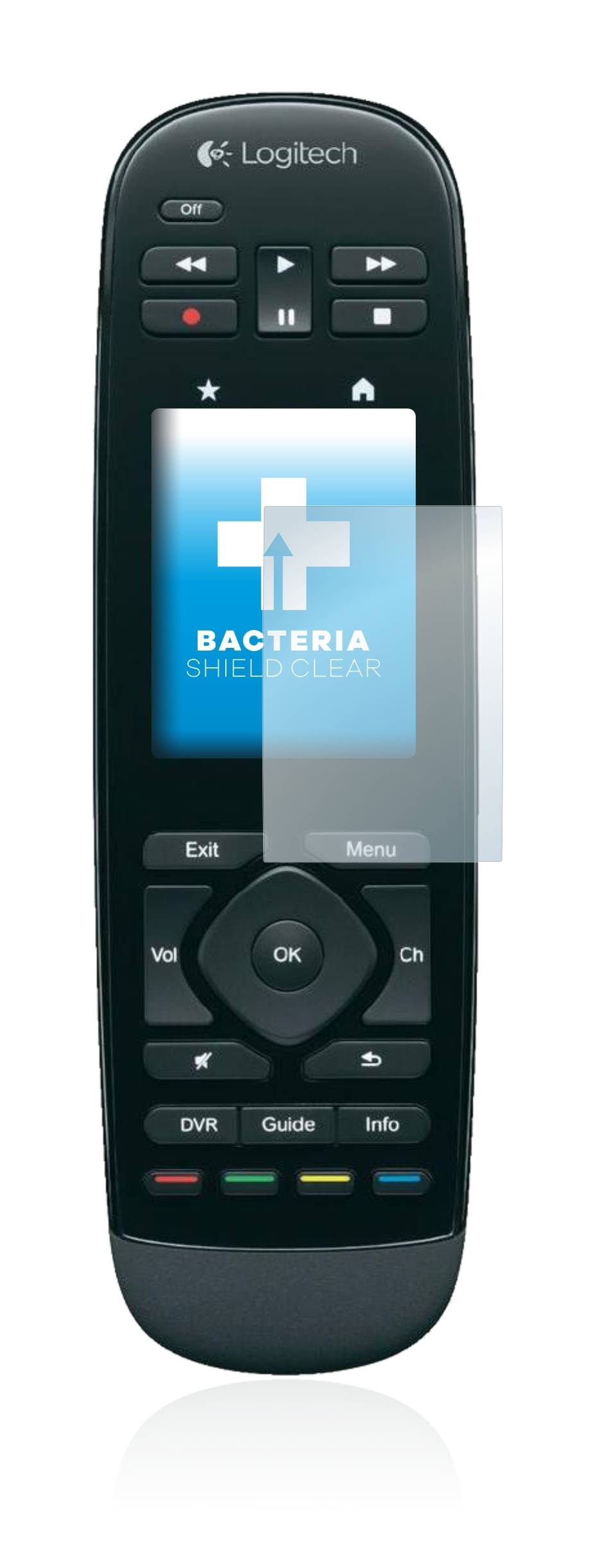 upscreen Schutzfolie für Logitech Harmony Touch Antibakterielle Folie Klar Anti-Kratzer-2
