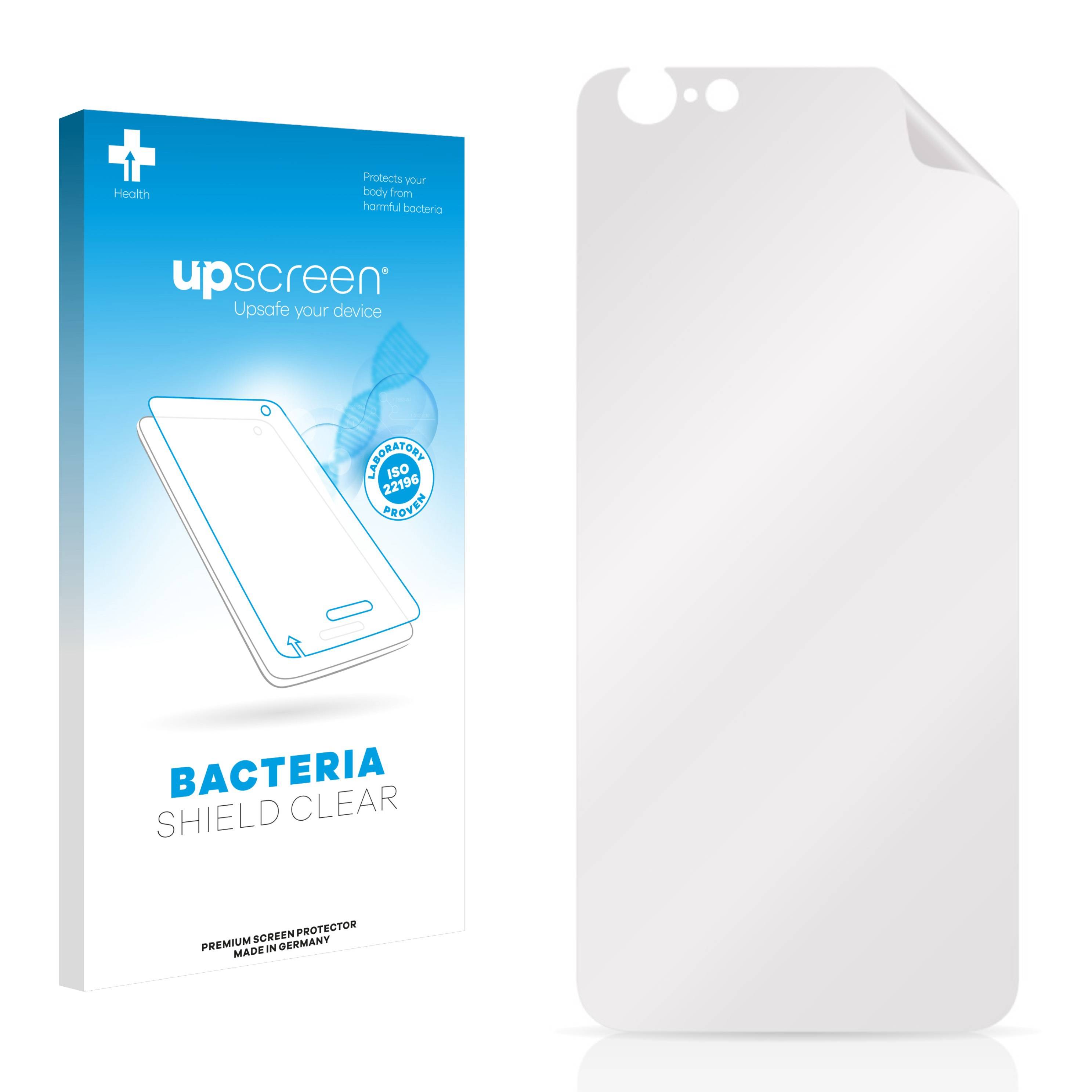 upscreen Schutzfolie für Apple iPhone 6 Rückseite (gesamte Fläche) Antibakterielle Folie Klar Anti-Kratzer-0