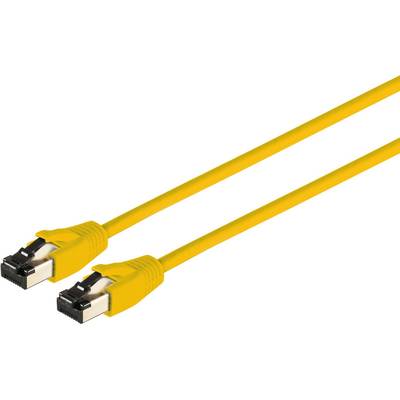 maximum connectivity Netzwerkkabel-Patchkabel cat. 8.1 F/FTP PIMF LSZH gelb 0 -