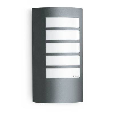 Steinel Außenleuchte L 12 anthrazit Aluminium 60 W E27 moderne Außenwandleuchte