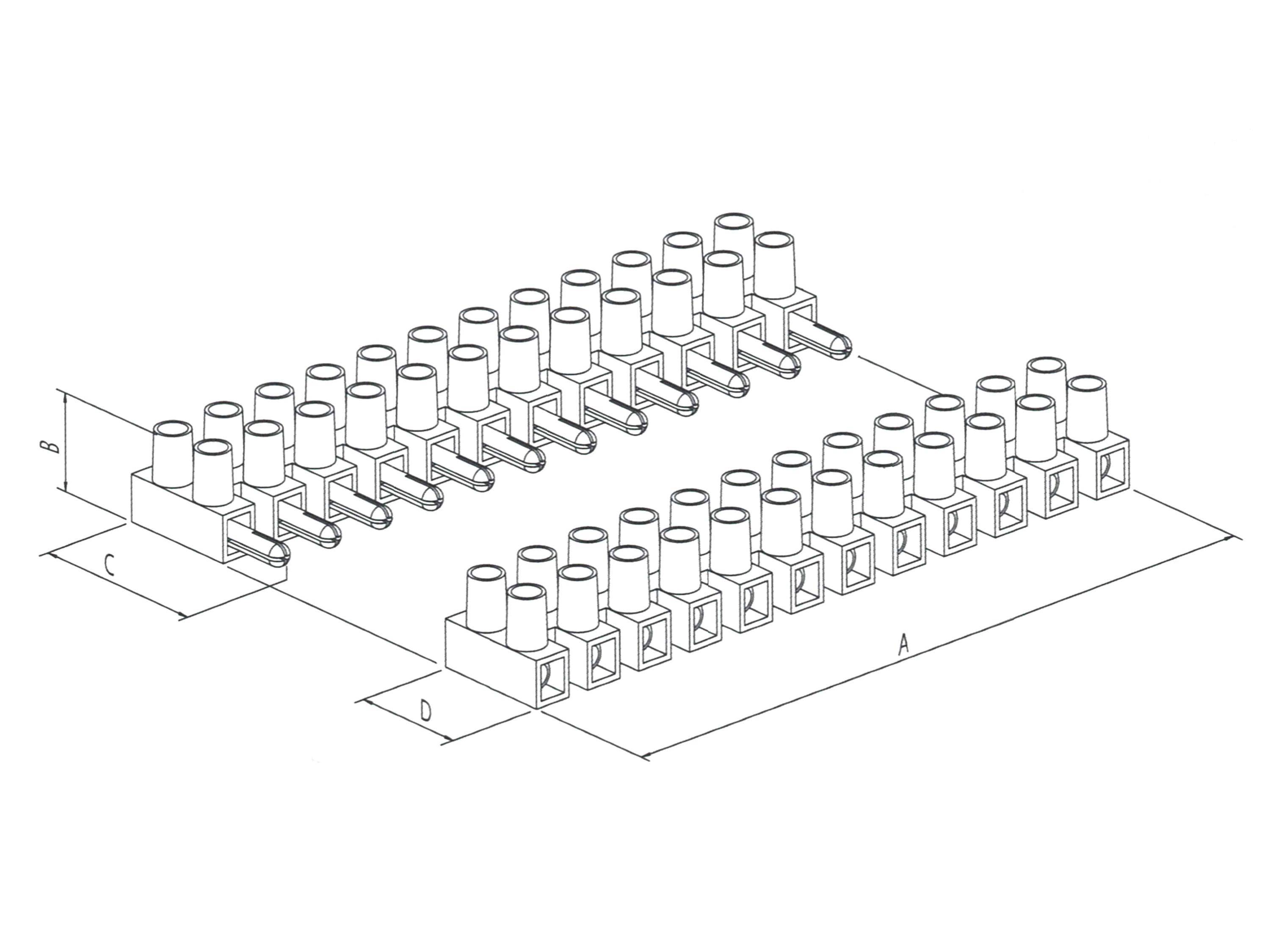 DONAU ELEKTRONIK Lüsterklemme, 2,5 mm², steckbar, H128-1