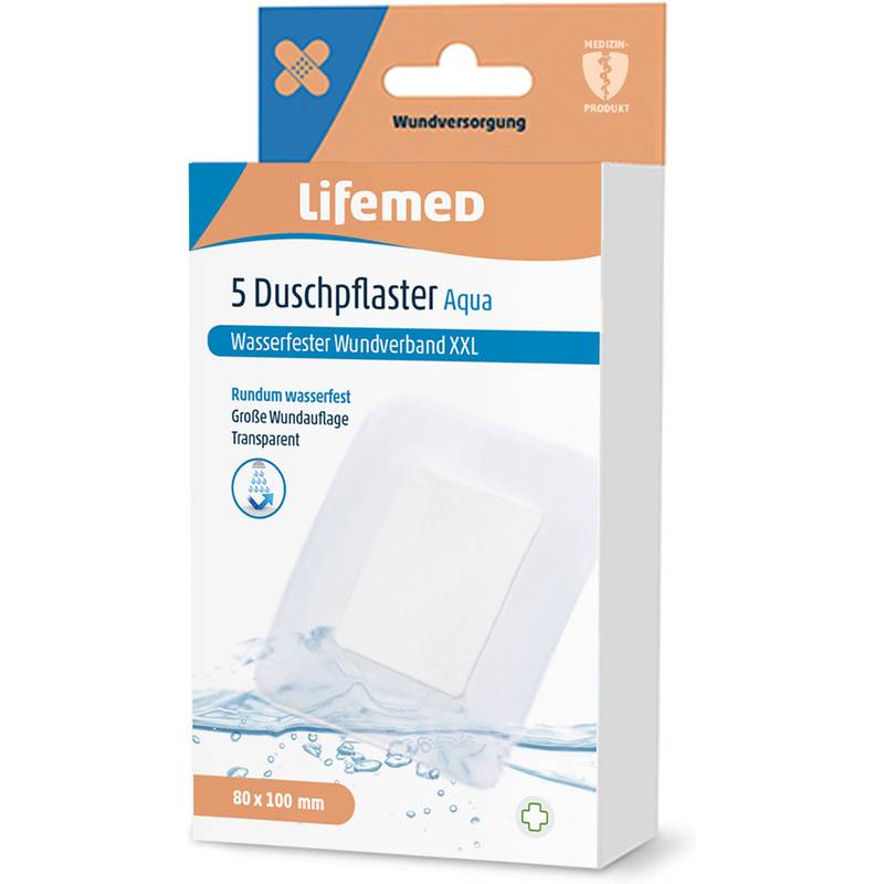 Lifemed Duschpflaster "Aqua XXL", transparent-0