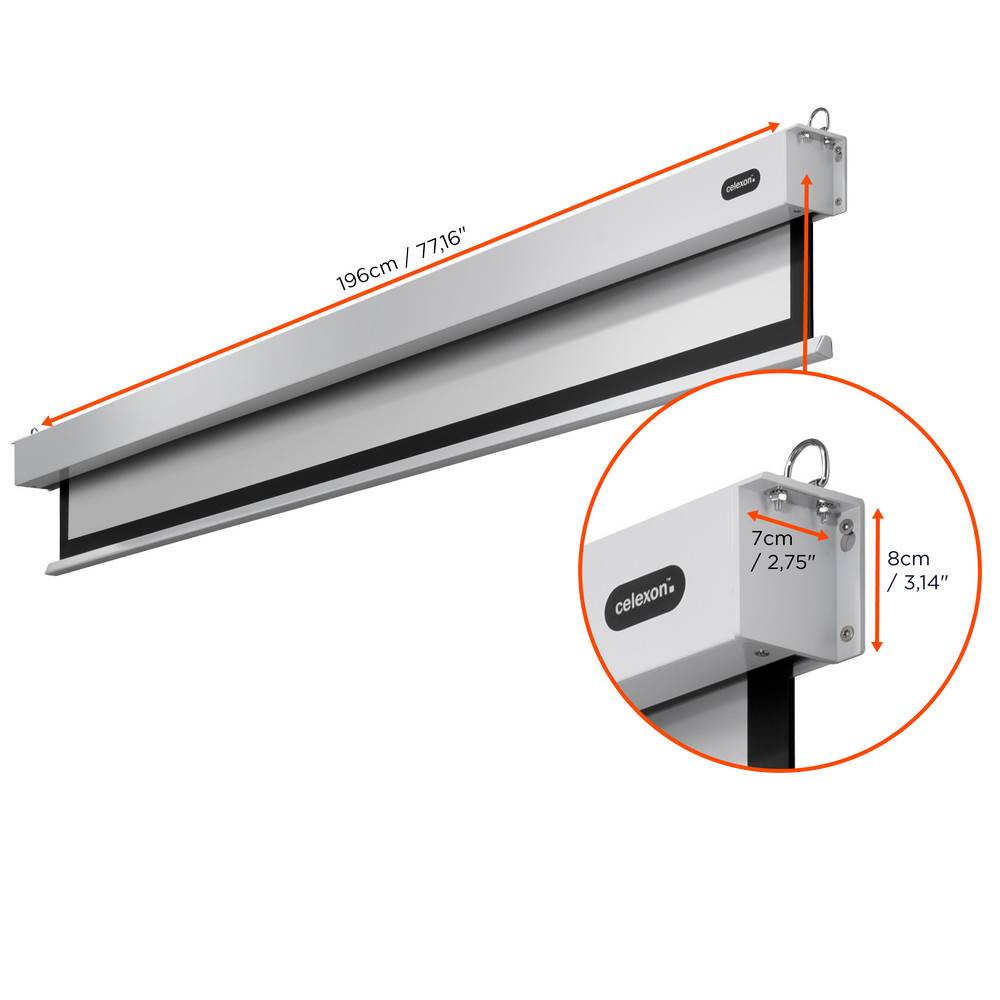 celexon Leinwand Motor Professional Plus 180 x 180 cm-2