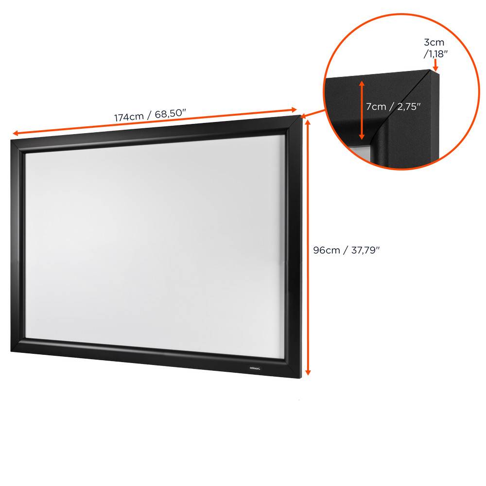 celexon HomeCinema Frame 160 x 90 cm-2