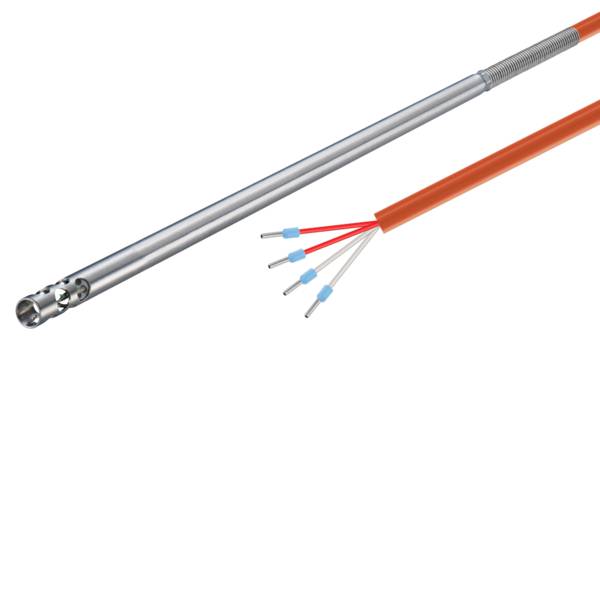 Pt100 Kl. B 2L Luftfühler 100mm 5m Silikon