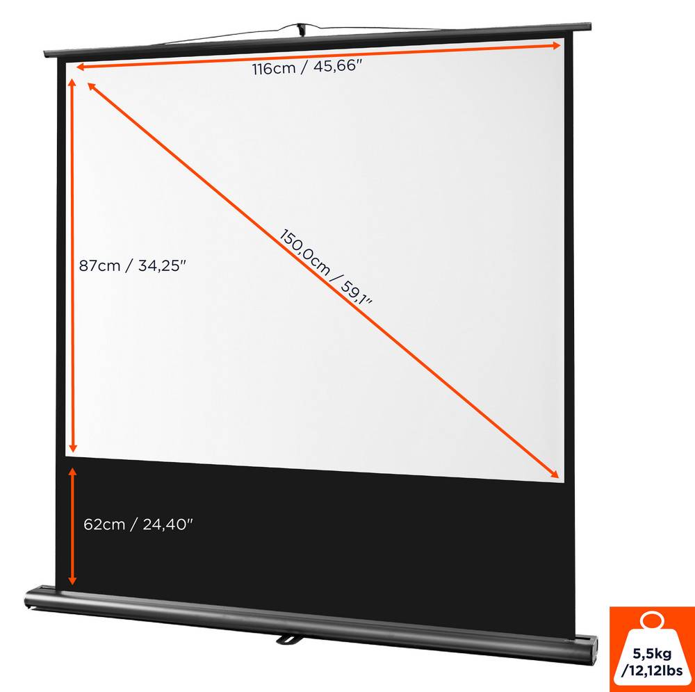 celexon Leinwand Ultramobil Professional 120 x 90 cm-3