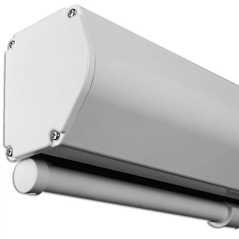 DELUXX Advanced Rolloleinwand Slowmotion 16:9 Mattweiss Polaro 170 x 95 cm-1