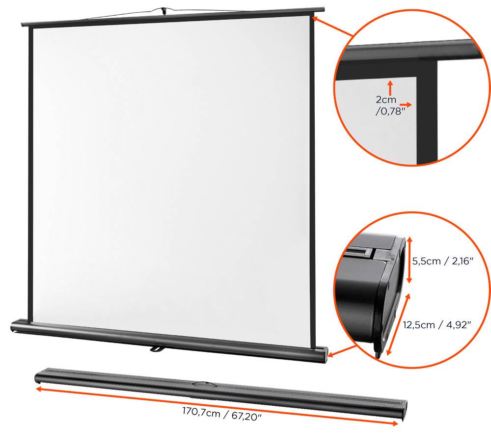 celexon Leinwand Ultramobil Professional 160 x 160 cm-4