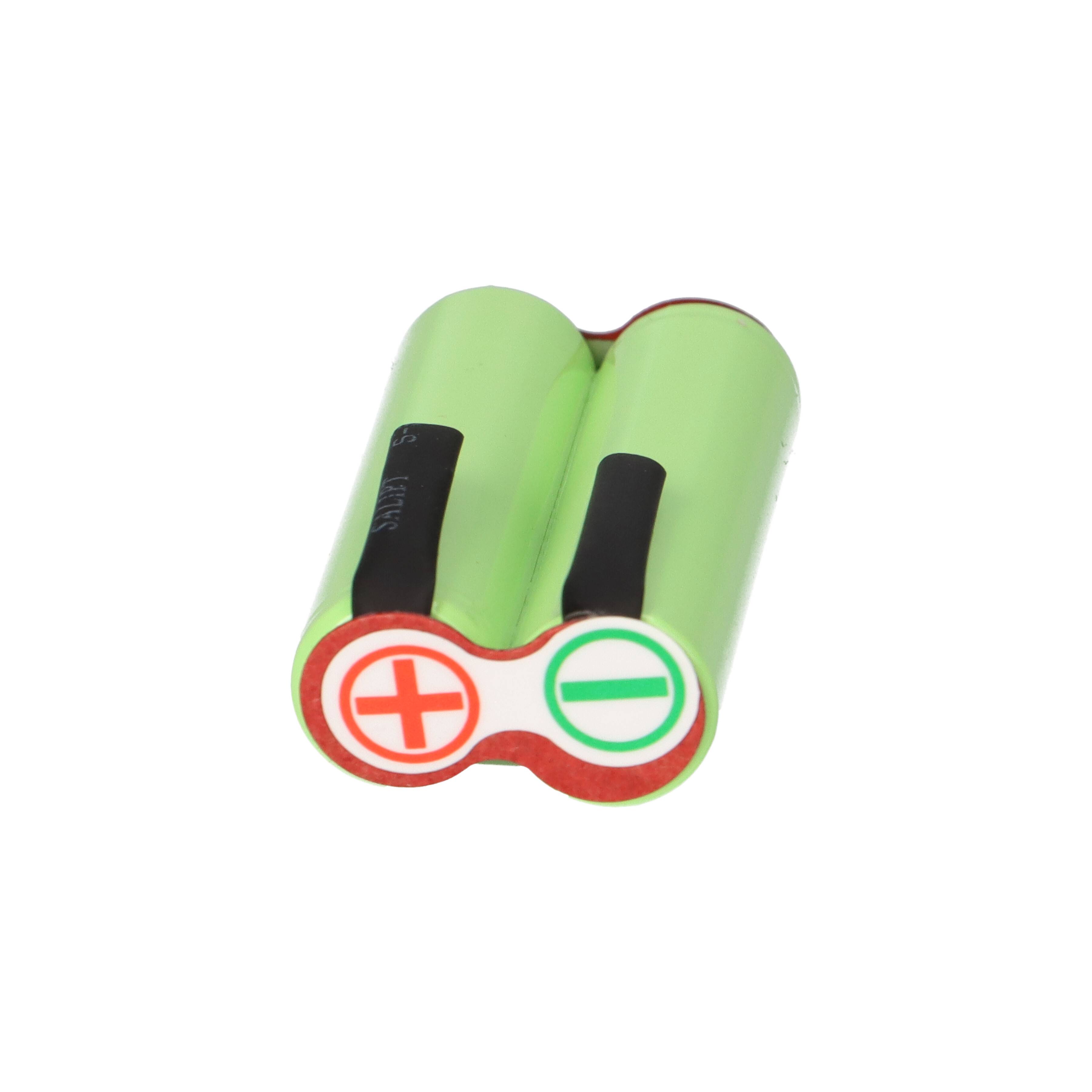 Rasierer-Akku 2,4V 950mAh passend für Philips Bodygroom Series 7000, 3000-4
