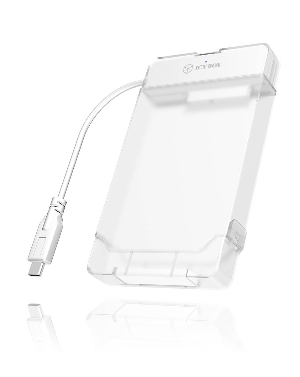 IB-AC703-C, USB 3.2 zu 2,5" SATA Festplatten (9,5 mm Höhe) Adapter Kabel mit Schutzbox, Zugriff LED-0
