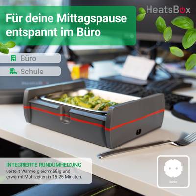 Faitron HeatsBox Pro, smarte Lunchbox, App Control, Hitze von 4