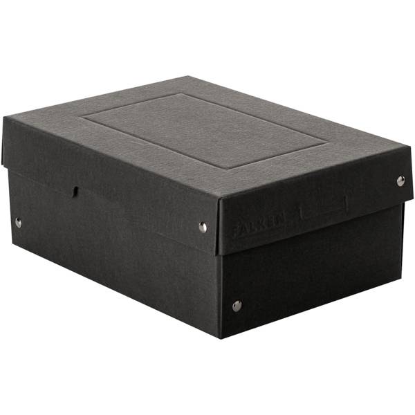 Falken 5x PURE Box Black DIN A5, Füllhöhe 100 mm schwarz - Schwarz - 22001720F