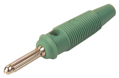 BUELA 20K GN - Bananenstecker 4 mm grün-0