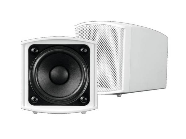 Omnitronic OD-2 Wandlautsprecher 30 W Weiß 1 Paar - Lautsprecher - 22 KHz
