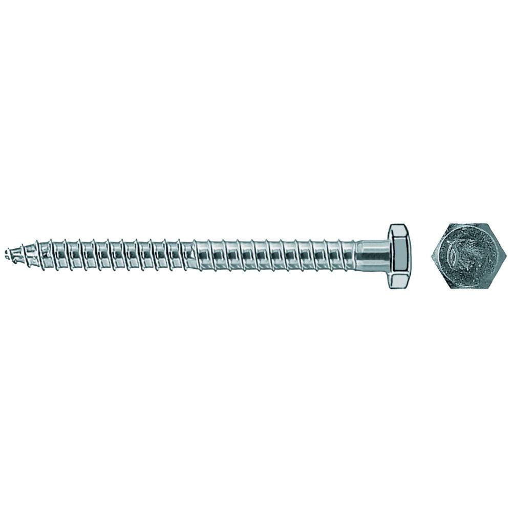 Fischer 200x Sicherheitsschraube 7X87 Sechskantkopf - 80405-0