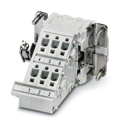 Phoenix Contact Klemmenadapter HC-B 6-A-DT-PER-F 16 A, 125 °C, 500 V, 6 kV, 34 mm, 72,1 mm-0